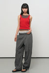 General Idea WOMAN Layered Nylon Banding Pants
