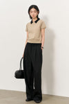 General Idea WOMAN Layered Essential Half Pullover