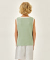 Marithé François Girbaud Kids Waffle Ringer Sleeveless