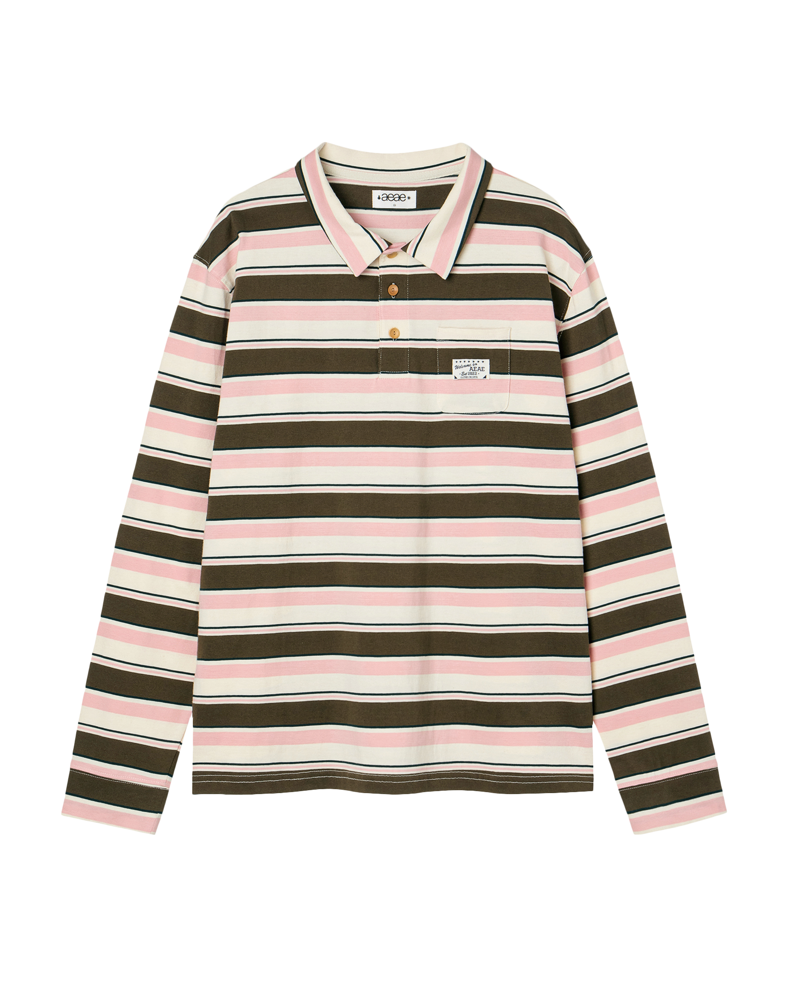 AEAE Stripe Pk T-shirts