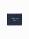 ADLV AC Bear Denim Card Wallet