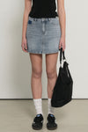 General Idea WOMAN Washed Denim Mini Skirt
