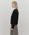 Marithé François Girbaud Boucle Classic Logo Knit Pullover