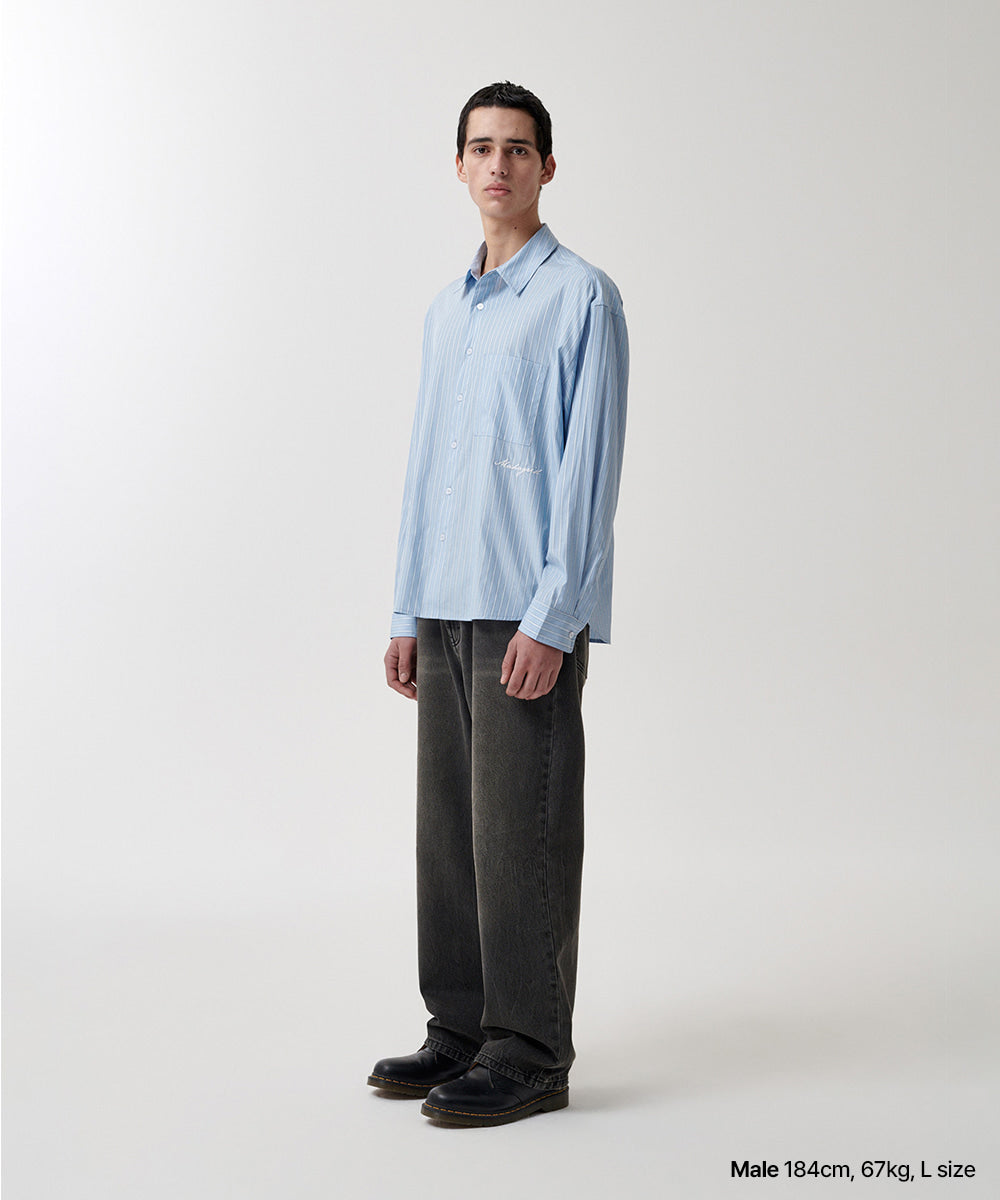 Mahagrid Comfort Stripe Shirt
