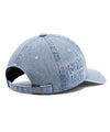 Cavish Washed Denim Embroidered Ball Cap