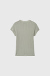 General Idea Women's Pleated Half-Neck Knit Top in Sage Mint