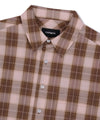 Mahagrid Ombre Check Half Shirt