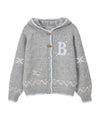 Bitter Cells Snowy Hood Cardigan