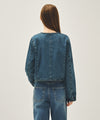 Marithé François Girbaud W ROUND NECK DENIM JACKET