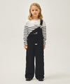 Marithé François Girbaud Kids Border Stripe Long Sleeve Tee Navy