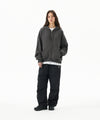 Mahagrid Pray Applique Zip Up Hoodie