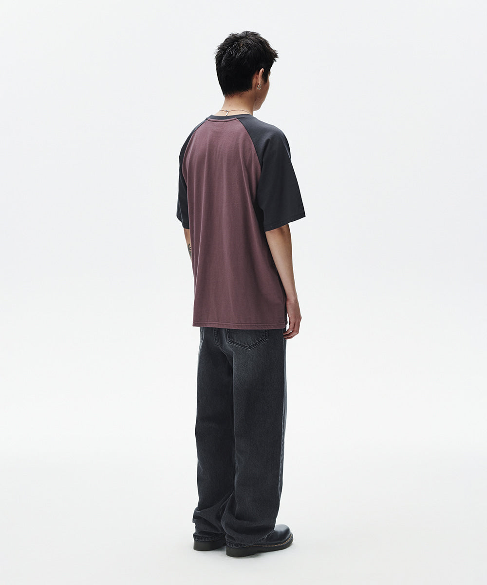 Mahagrid Rose Raglan Tee