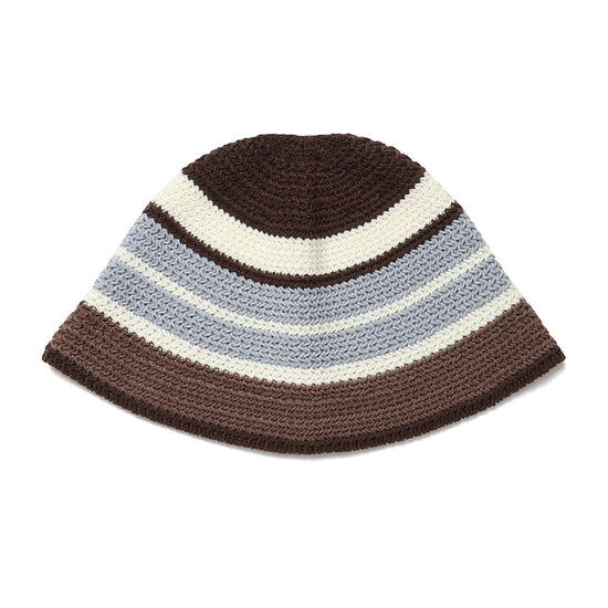 Cavish Striped Knit Bucket Hat
