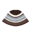 Cavish Striped Knit Bucket Hat