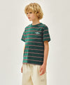 Marithé François Girbaud Kids Multi Stripe Tee