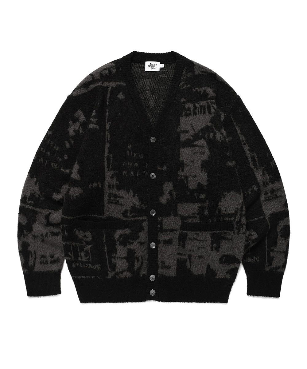 Cavish Brushed Mohair Cardigan