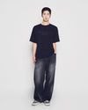 ADLV Two Tone Thick Print Short Sleeve T-Shirt