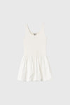General Idea WOMAN Jersey Top Balloon One-Piece [WHITE]