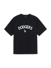 MLB Lettering Logo Point Semi Over-Fit T-shirts