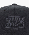 Marithé François Girbaud DENIM WASHING SMALL CLASSIC LOGO COVERED CAP light blue