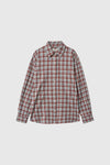 General Idea WOMAN Loose Fit Natural Check Shirt