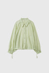 General Idea WOMAN Summer Sheer Volume Blouson Shirt