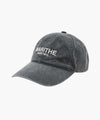 Marithé François Girbaud Denim Washing Logo Ball Cap