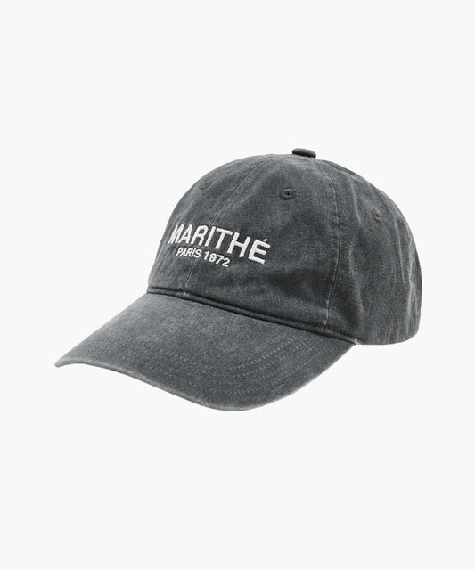 Marithé François Girbaud Denim Washing Logo Ball Cap