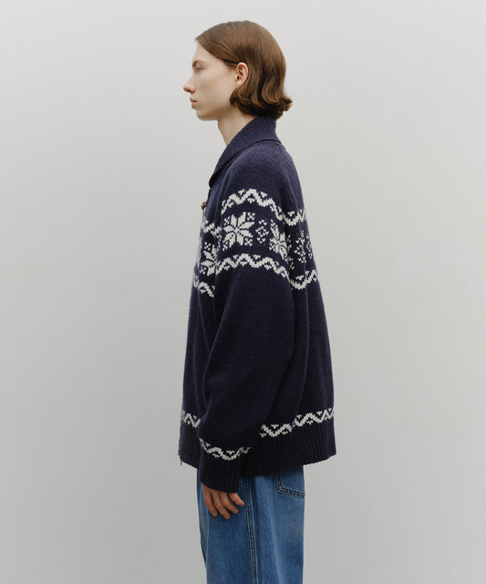 Marithé François Girbaud Nordic Cowichan Cardigan