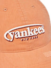 MLB Vintage Demage Curve Logo Unstructured Ballcap