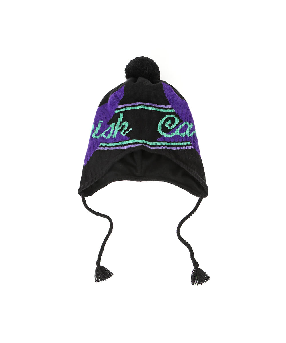 Cavish STAR EARFLAP BEANIE [BLACK]