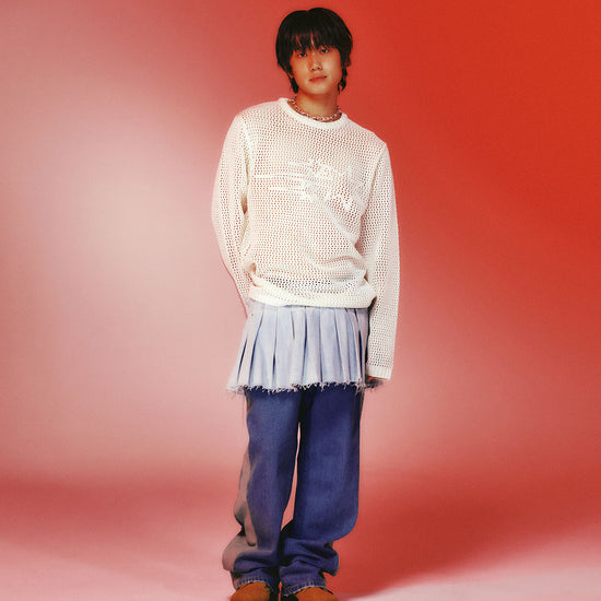 Nice Ghost Club 3 Stars Long Sleeve Knit Tee
