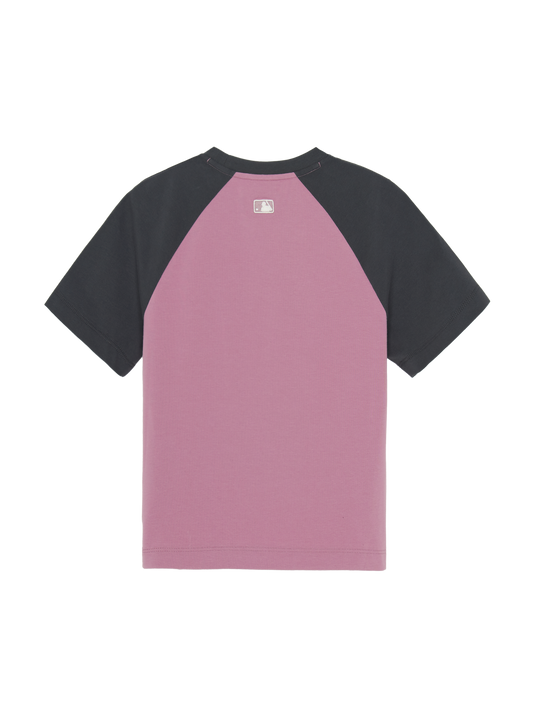 MLB Women's Vintage Color Block Crop T-Shirts