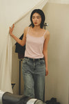 General Idea WOMAN Eyelet U-Neck Sleeveless