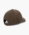 Marithé François Girbaud Regular Logo Brushed Cotton Covered Cap Brown