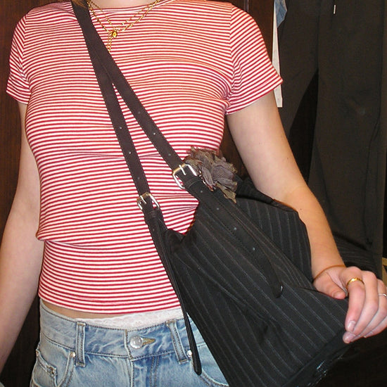 Bitter Cells 2Way Square Big Bag-Stripe
