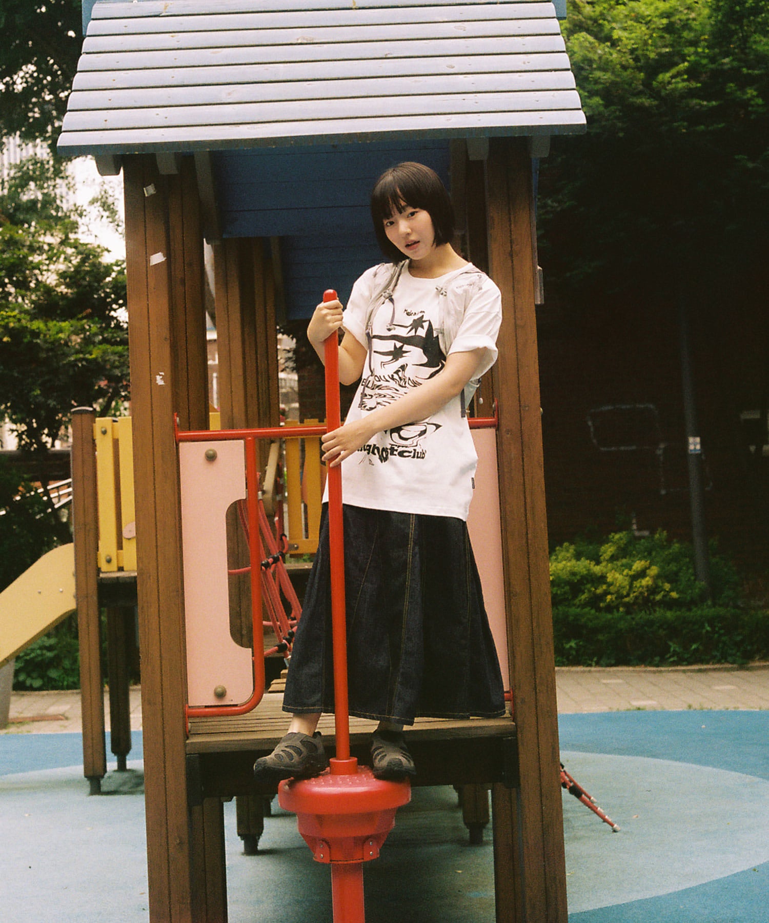 Nice Ghost Club Tornado Logo Tee
