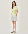 Marithé François Girbaud W LACE HEM SHORTS