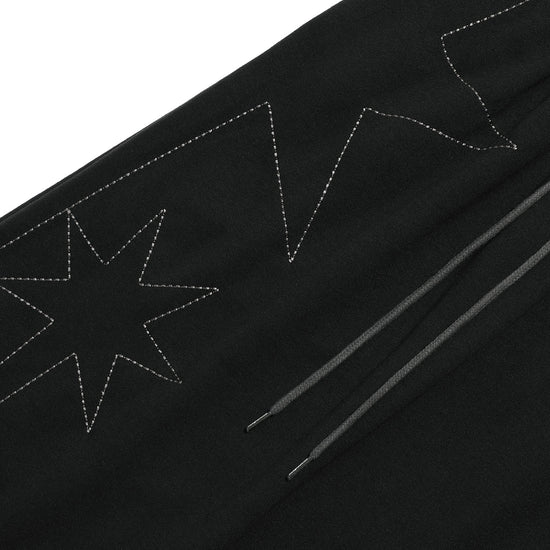 Nice Ghost Club Big Star Logo Sweat Skirt [Black]