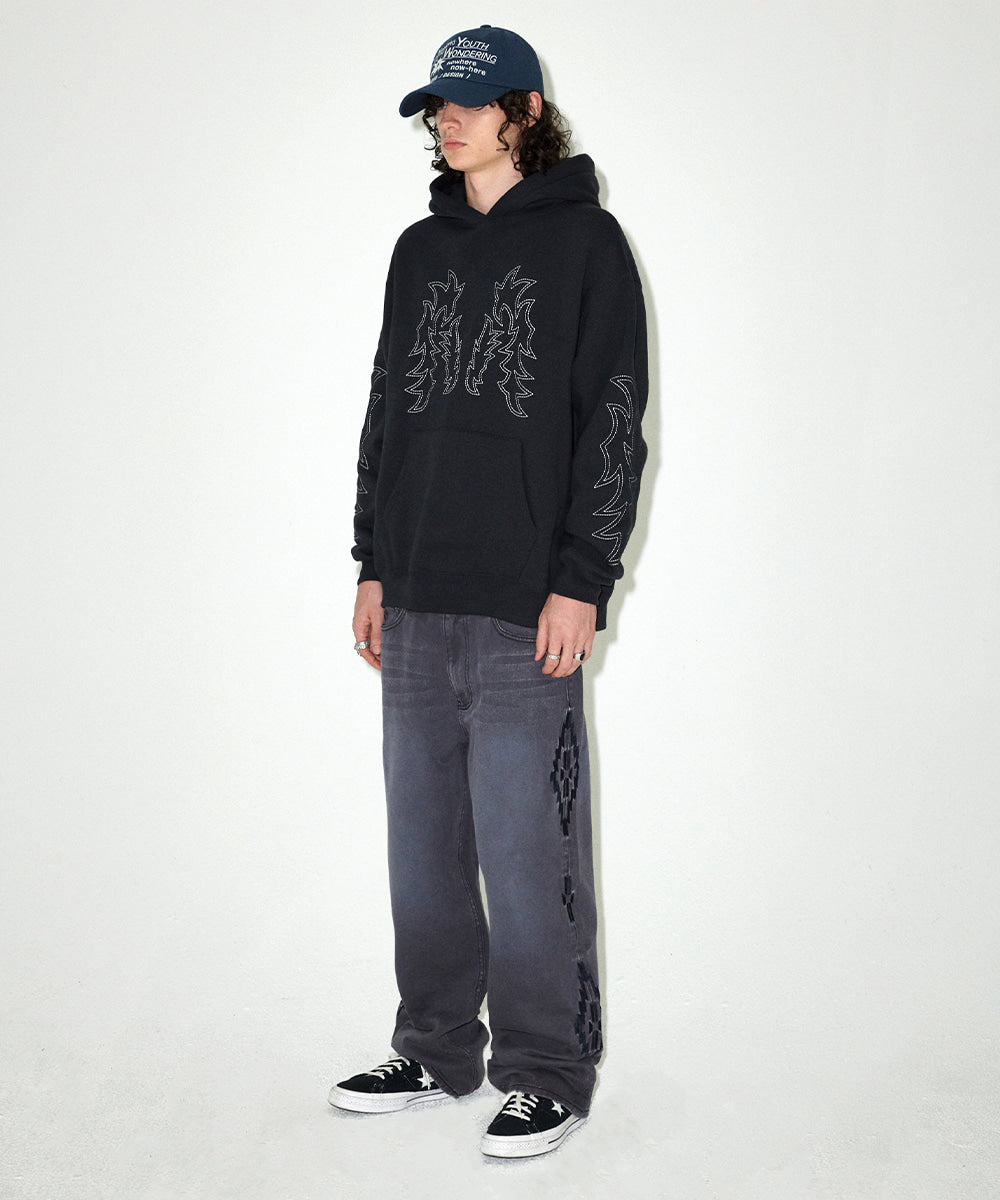 Mahagrid Western Stitch Hoodie