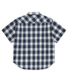 Mahagrid Ombre Check Half Shirt