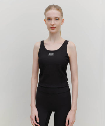 Marithé François Girbaud Marithé Sport W Classic Logo Bra Tank Black