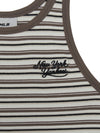 MLB Women's Stripe Sleeveless T-shirt