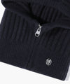 Marithé François Girbaud Circle Logo Zip Up Balaclava