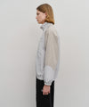 Marithé François Girbaud Color-Block High Neck Windbreaker