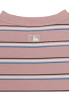 MLB Women's Sportive Stripe Crop T-Shirts