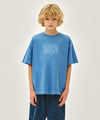 Marithé François Girbaud Kids Classic Logo Dyeing Oversized Tee Light Pink