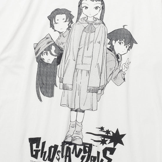 Nice Ghost Club Ghost Angels Lace Hem Line Big Big Tee [White]