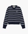 Marithé François Girbaud W STRIPE KNIT CARDIGAN