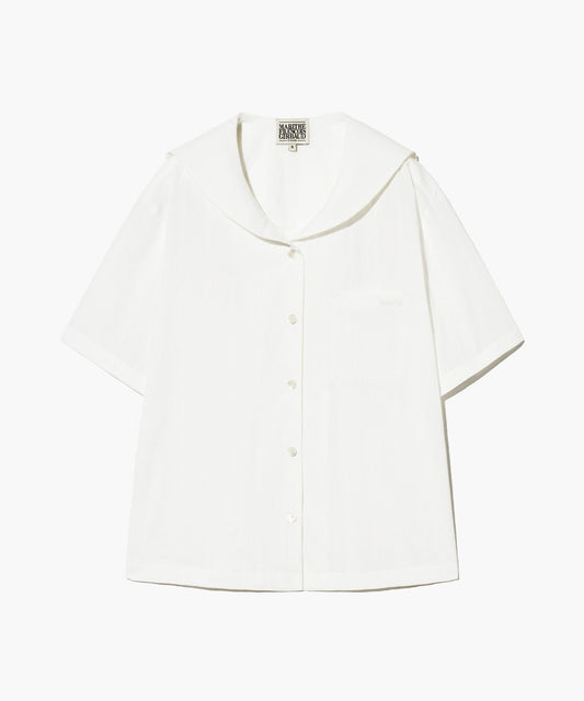 Marithé François Girbaud W Marine Half Sleeve Shirt